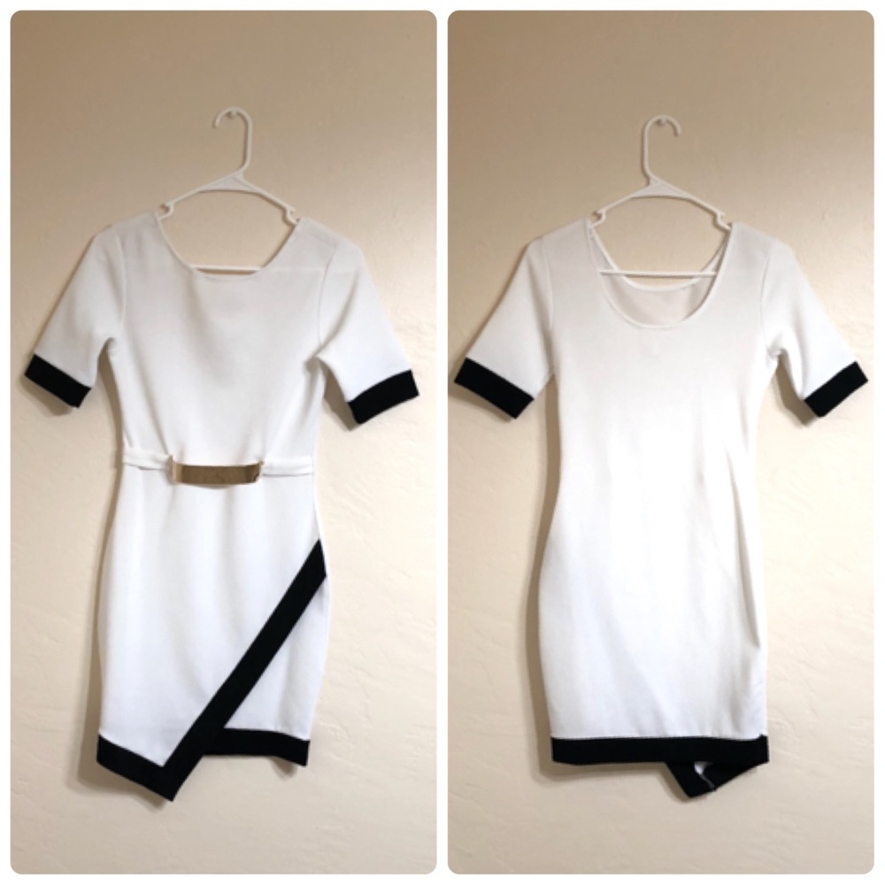 A’Gaci White Bodycon Dress